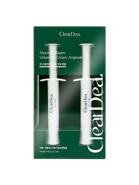 CLEARDEA. Mucin Collagen Voluming Cream Ampoule: 4ml x 2 box set